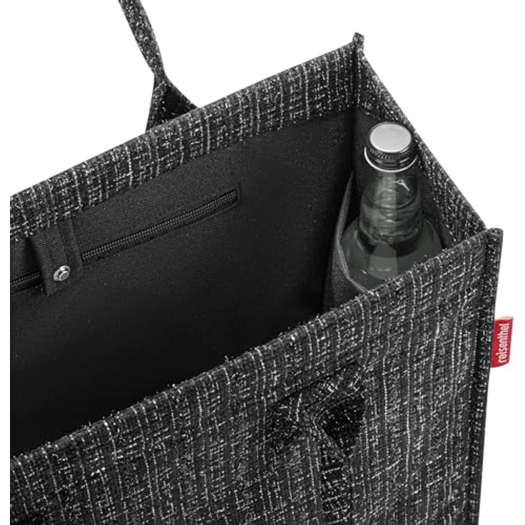 REISENTHEL® Shopper daily shopper, recycletes wasserabweisendes Polyestergewebe, 14 Liter, 42 x 35 x 17 cm, mit Innentasche und Tragehenkeln – Bild 3