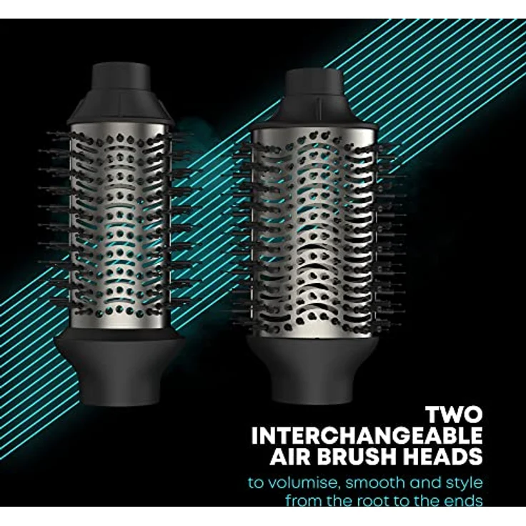 Revamp Progloss Volume & Style Hot Brush Styler – 4-in-1 Air Styler 1000 W – Trocknen, Entwirren, Volumenstyling, 2 Bürstenaufsätze und 3 Hitzestufen – Bild 5