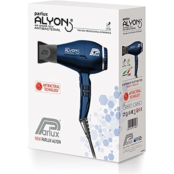 Parlux ALYON azul noche zum schnellen Trocknen der Haare, mehr Volumen oder Schwung – Bild 3