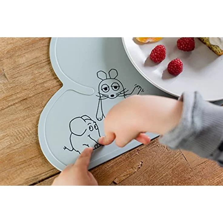 Kindsgut Platzdeckchen X Die Maus und der Elefant Aquamarin – Bild 3