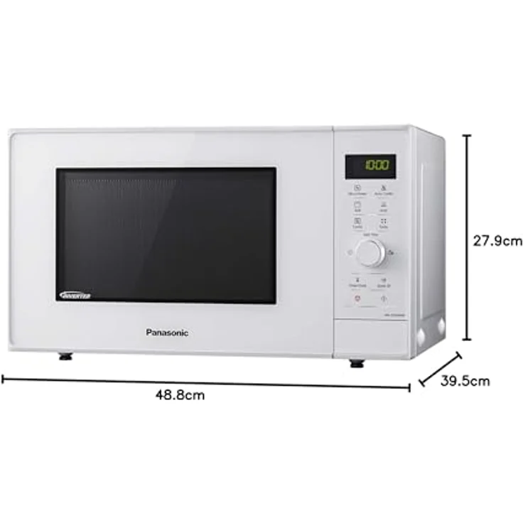 Panasonic Mikrowelle mit Grill, Standgerät, weiß – Bild 2