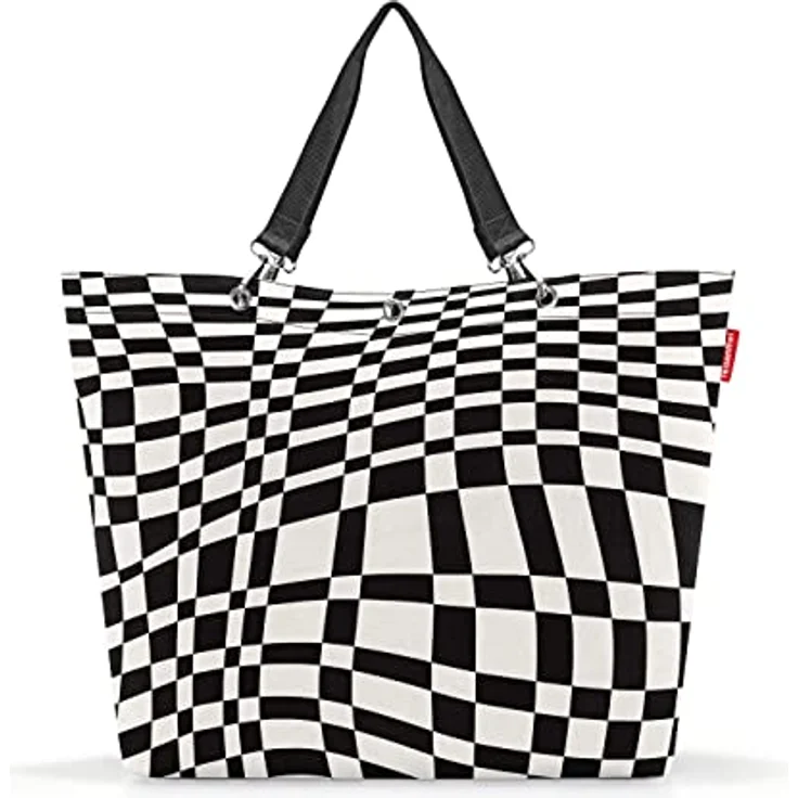 reisenthel shopper XL op-art – Geräumige Shopping Bag und edle Handtasche in einem – Aus wasserabweisendem Material – Bild 1