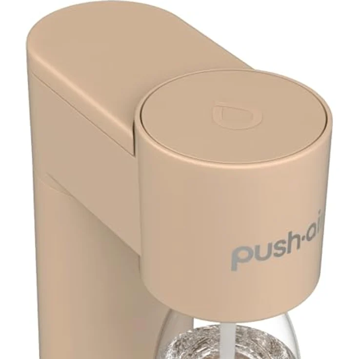 Dafi PushAir Saturator, Wassersprudler mit CO2-Kartusche und 0,7l Cappuccino-Flasche, individuell einstellbare Kohlensäuremenge – Bild 10