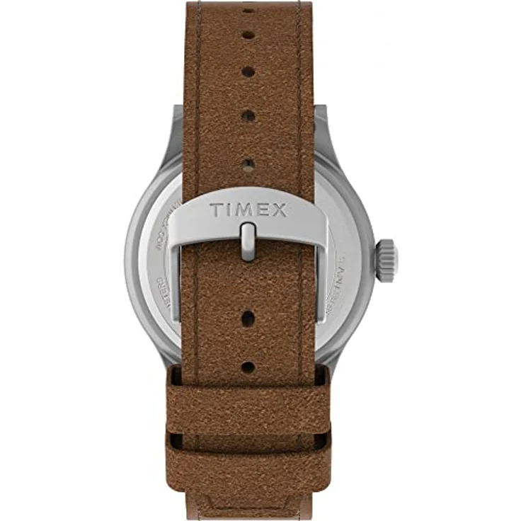Timex Men's Expedition Scout, 40mm Quarzuhr mit grünem Zifferblatt und braunem Lederarmband, wasserdicht bis 50m – Bild 5