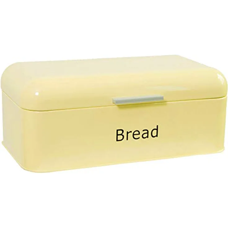 Chef Vida Stahl geschwungene Brotkasten, Metall, cremefarben