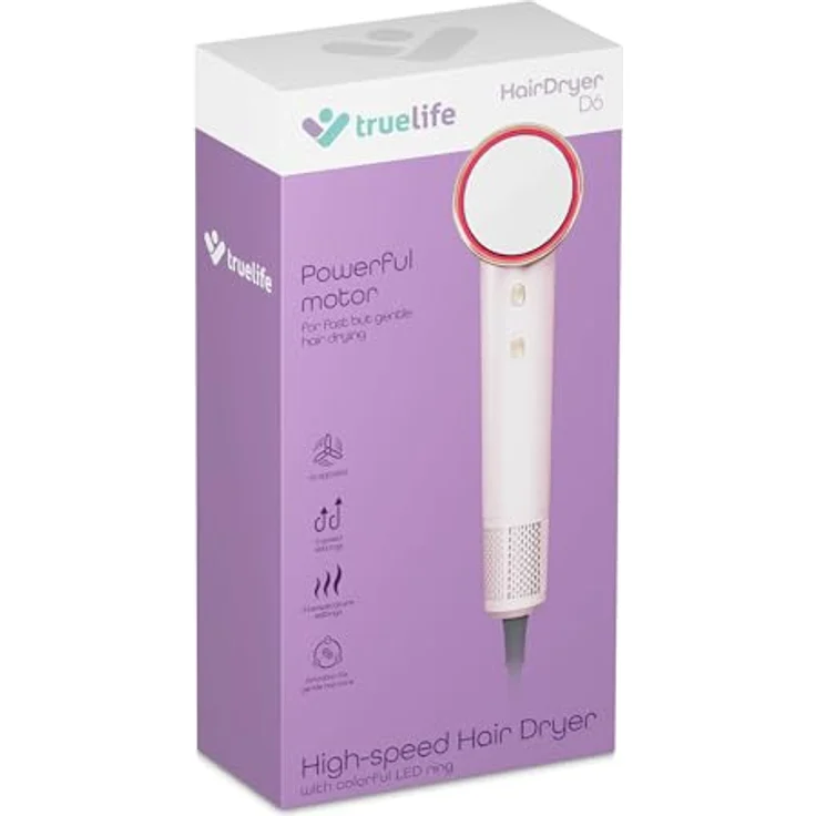 TrueLife HairDryer D6 Haartrockner 1 St. mit Ionen-Funktion und Kaltluft-Funktion, ergonomische Form, für alle Haartypen, kabelgebunden – Bild 11