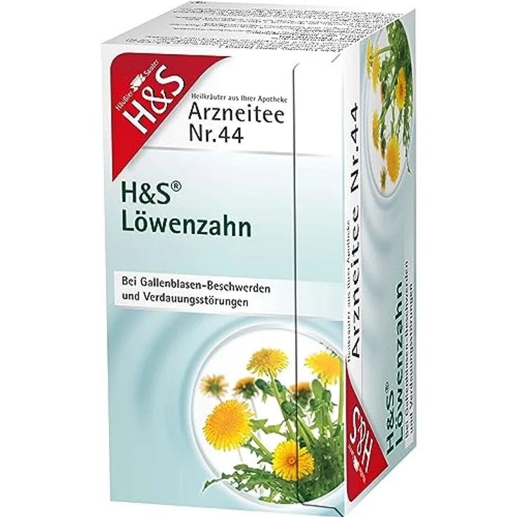 H&S Löwenzahn Filterbeutel, 20x2 g, bei Gallenblasen-Beschwerden und Verdauungsstörungen – Bild 2