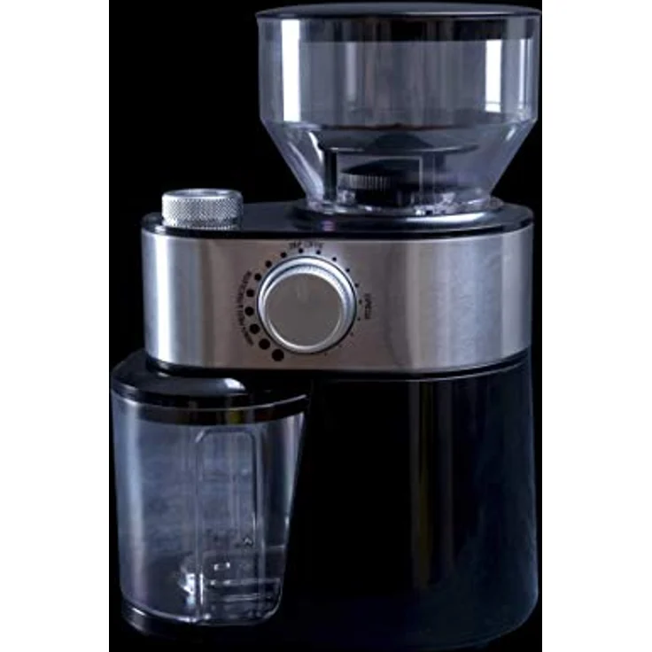 Gastronoma 18120001 Kaffeemühle Kaffee Espresso elektrische Mühle, 12 Mahlgradeinstellungen von Fein bis Grob, 200 Watt, Schwarz Edelstahl – Bild 3