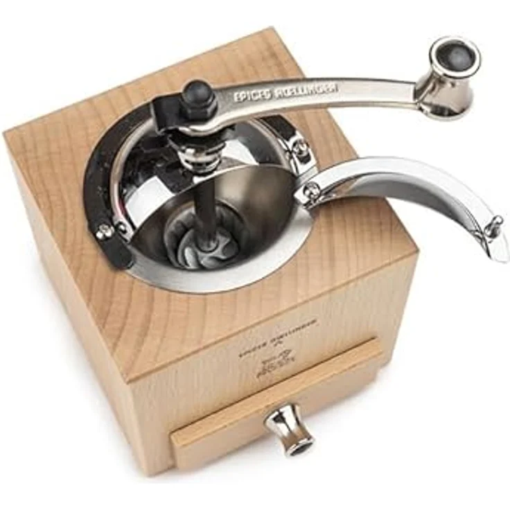 PEUGEOT Pfeffermühle Roellinger 13 cm - Inspiriert von der traditionellen Peugeot Kurbelmühle mit Schubfach - Aus PEFC-zertifiziertem Holz - Naturfarben – Bild 4