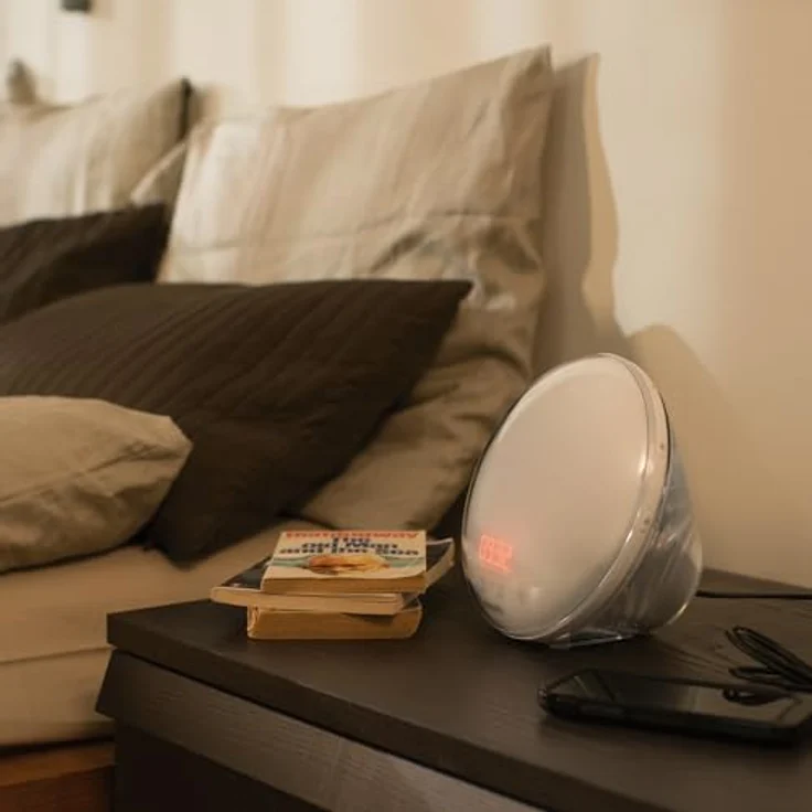 Philips Wake-up Light, Wecker HF3521/01 mit Lichttherapie und natürlichen Klängen, Dämmerungslicht – Bild 8