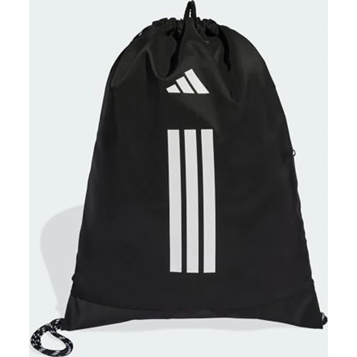adidas Sportswear POWER GYMSACK, Sportschultasche aus strapazierfähigem Ripstop-Material, schwarz – Bild 5