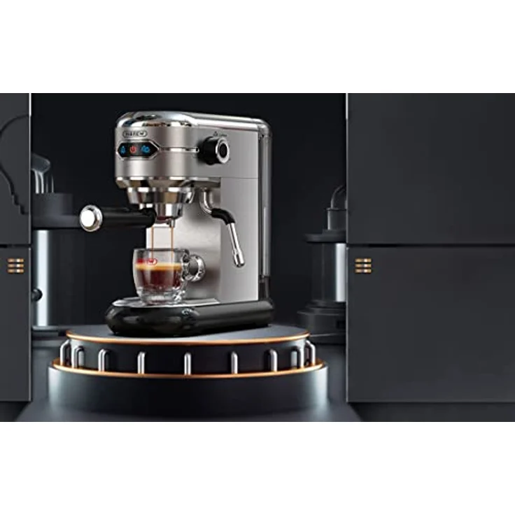 HiBREW Cob coffeemaker H11  1450 W, Siebträgermaschine, Silber – Bild 6
