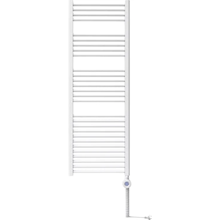 Bosch Thermotechnik elektrischer Badheizkörper Heat Radiator 4500, Maße 1420x600 mm, 900 Watt, mit Handtuchhalterung und integriertem Temperaturregler, weiß – Bild 1