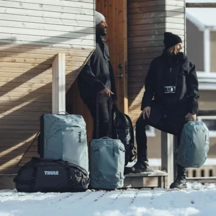 Thule Chasm Weekender Reisetasche 58 cm, blau, 100% Polyester, Maße 58 cm x 28 cm x 33.5 cm – Bild 7