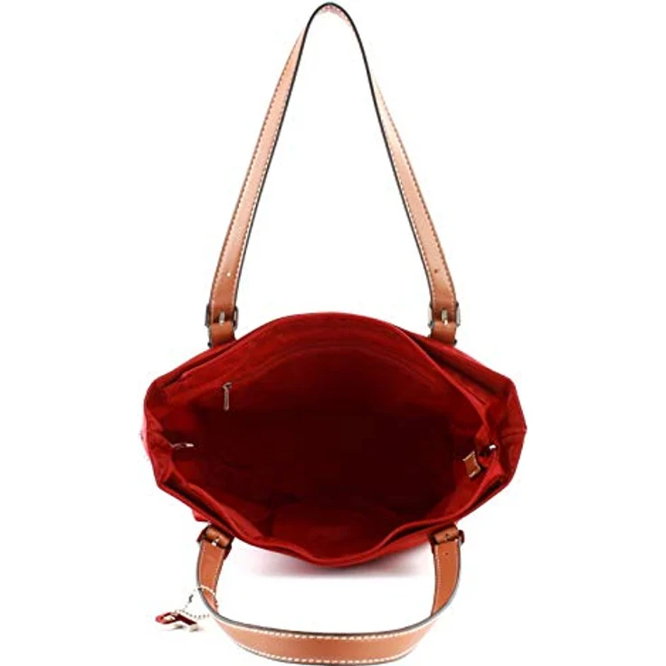 Picard Shopper Sonja, Robuster Feinnylon Einkaufstasche in Dunkelrot, 16 L Volumen, mit Reißverschluss – Bild 5