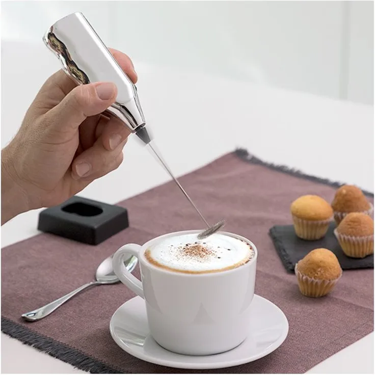BigBuy Cooking Mini-Rührstab zum Schäumen Cappuccino