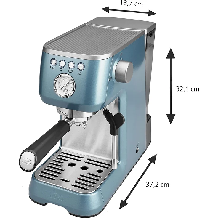 Solis 980.47 Barista Perfetta Plus blau Espressomaschine Promo-Pack Blau – Bild 7