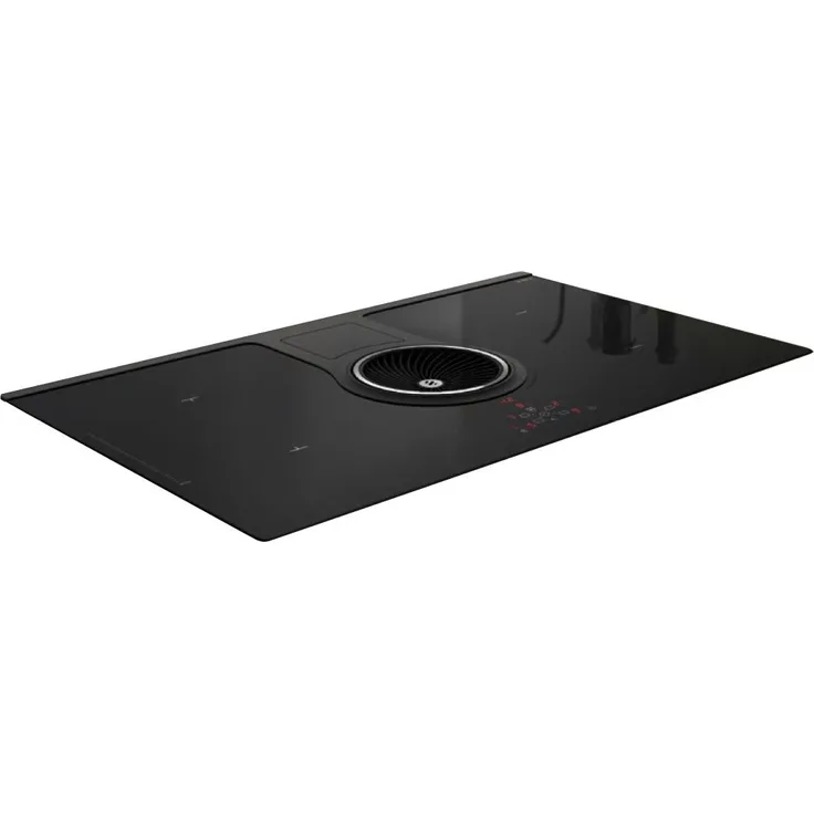 Elica Nikolatesla ONE BL-A-83 (PRF0120977) Induktionskochfeld mit Dunstabzug, Energieeffizienzklasse A+, Einbaugerät, Betriebsart elektrisch, 4 Zonen, schwarz