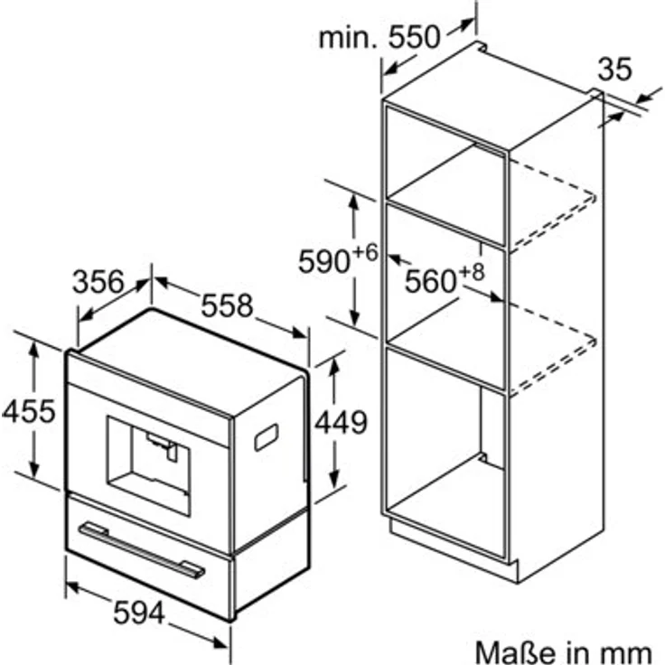 Bosch Serie 8 CTL636EB6 Einbau-Kaffeevollautomat - 2,4 l, Automilk Clean Eine vollautomatische Dampf-Reinigung nach jedem Getränk - HomeConnect - schwarz, mit Milchsystem und integriertem Mahlwerk – Bild 8