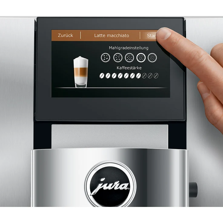Jura Z10 15348 Aluminium white (EA) Kaffeevollautomat, weiß – Bild 4