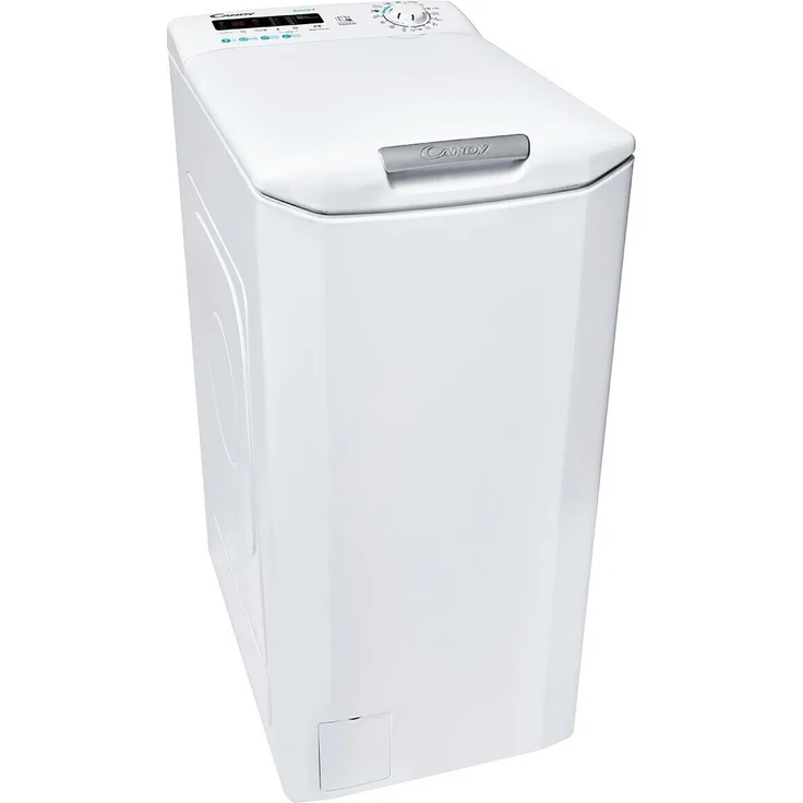 Candy CSTG 272DVE-1-S, Toplader-Waschmaschine, F, Fassungsvermögen 7 kg, Standgerät, Breite 41 cm, Startzeitverzögerung, Edelstahltrommel – Bild 1