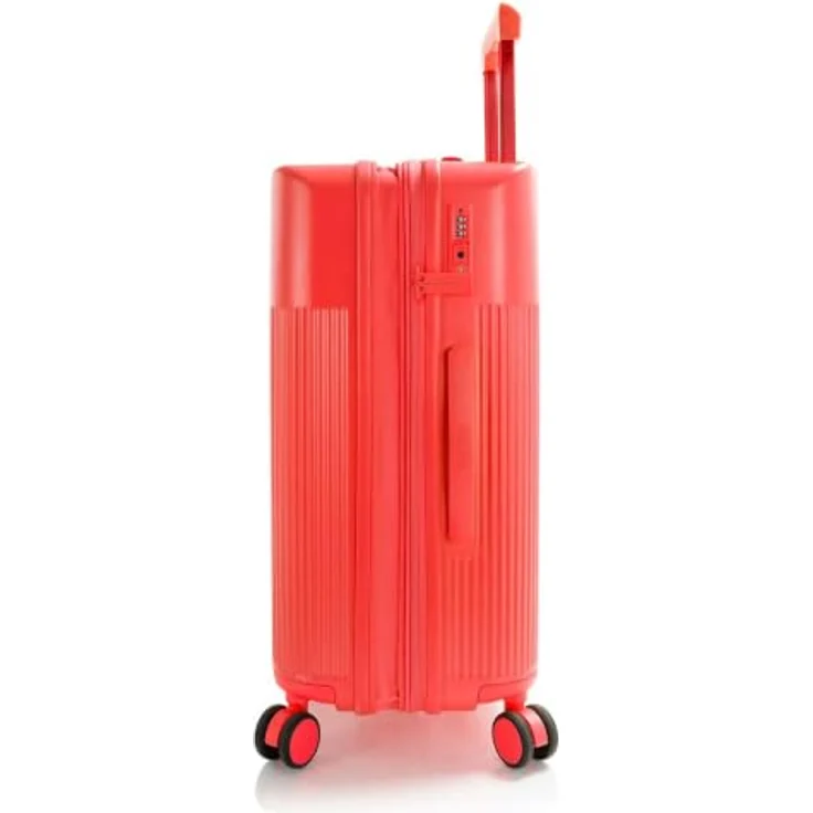 Heys HiLite Kofferset 3-teilig, 4 Rollen mit Dehnfalte, orange, 100% Polycarbonat, 49 cm x 30 cm x 74 cm – Bild 5