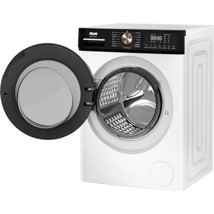 PKM Waschtrockner WT8+5-TC-AD, Fassungsvermögen 12 kg, 12 kg, Weiß, Energieeffizienzklasse A für Waschen und D für Waschen & Trocknen – Bild 4