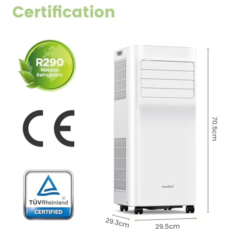 Comfee Mobile Klimaanlage Breezy Cool Pro 2.0, 7000 BTU, App-Steuerung, 3-in-1, bis 25 m², Klasse A – Bild 10