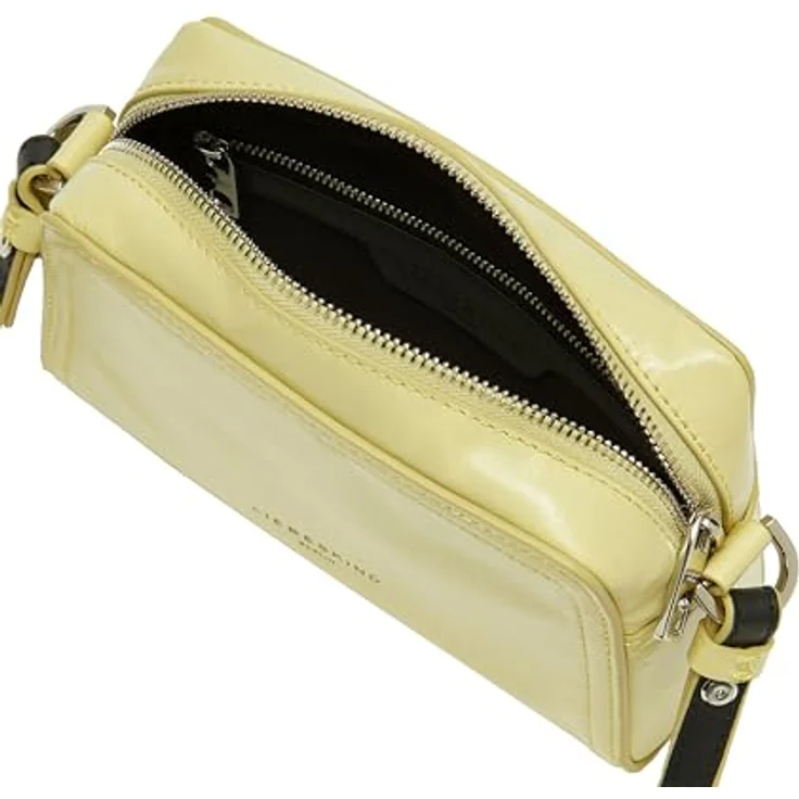 Liebeskind Chudy Umhängetasche S, 100% Leder, 20 cm x 6 cm x 12.5 cm, gelb – Bild 3