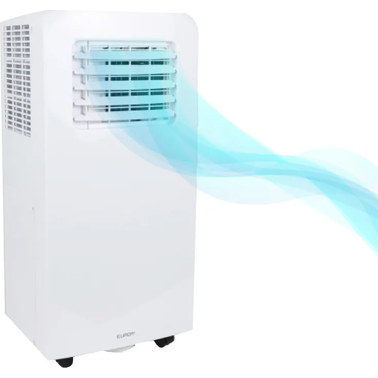 Eurom PAC 9.2 Mobile Klimaanlage, 9.000 BTU, 2 Geschwindigkeiten, Luftentfeuchter, IP20, mit Fernbedienung und Timer