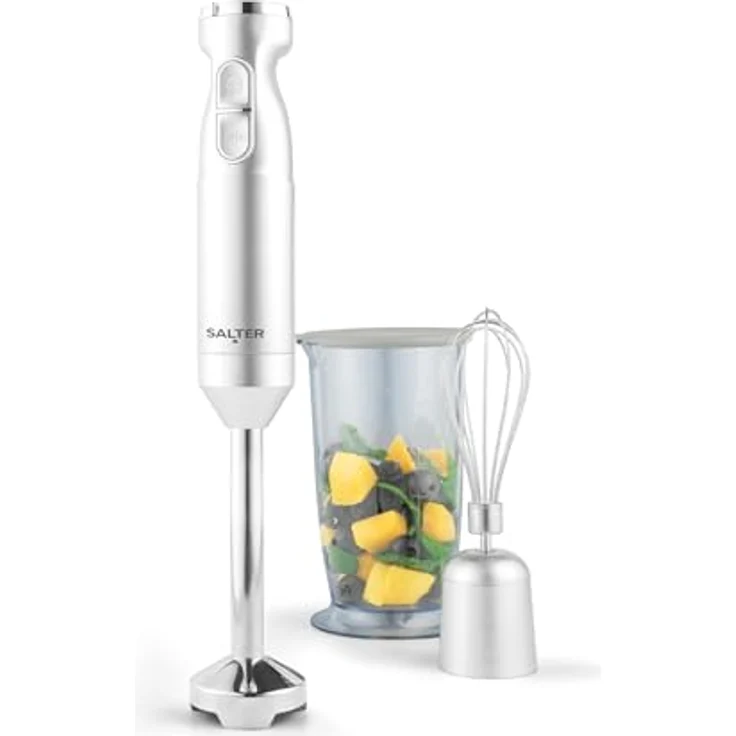 Salter EK4587MMSVDE Aspen Blend and Whisk Pro, Stabmixer und elektrischer Schneebesen, mit Edelstahlgehäuse und variablen Geschwindigkeitseinstellungen, Silber – Bild 7