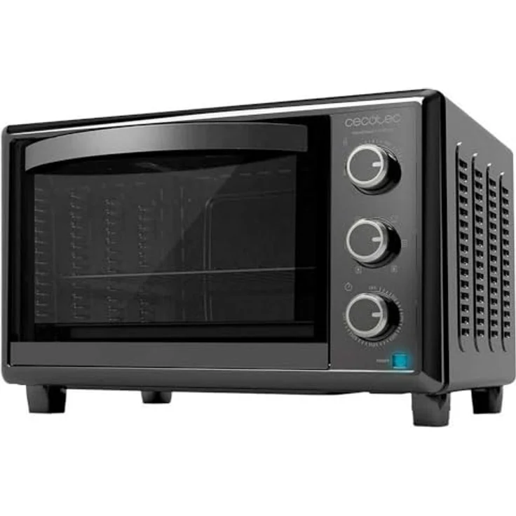 Cecotec 03818 Kleinbackofen, 1500 W, 26 L mit Ober- und Unterhitze sowie Heißluft, schwarz – Bild 2