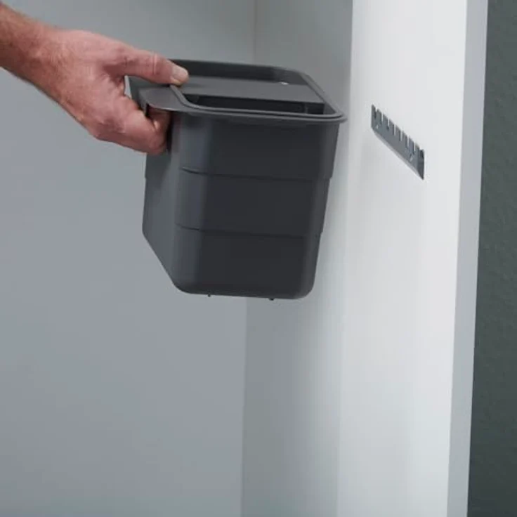 SOTECH BioBin Wandhalter anthrazit, praktische Halterung für Multifunktionsbehälter, Made in Germany – Bild 4