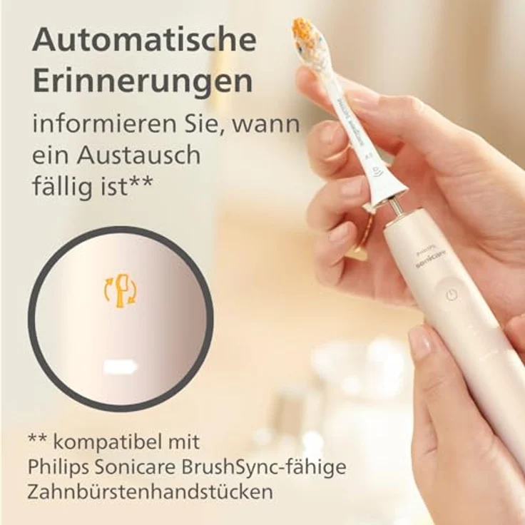 Philips Sonicare Original A3 Premium All-in-One Bürstenkopf für die Komplettpflege HX9092/10, 20x mehr Plaque Entfernung, 2er-Pack, champagner – Bild 4