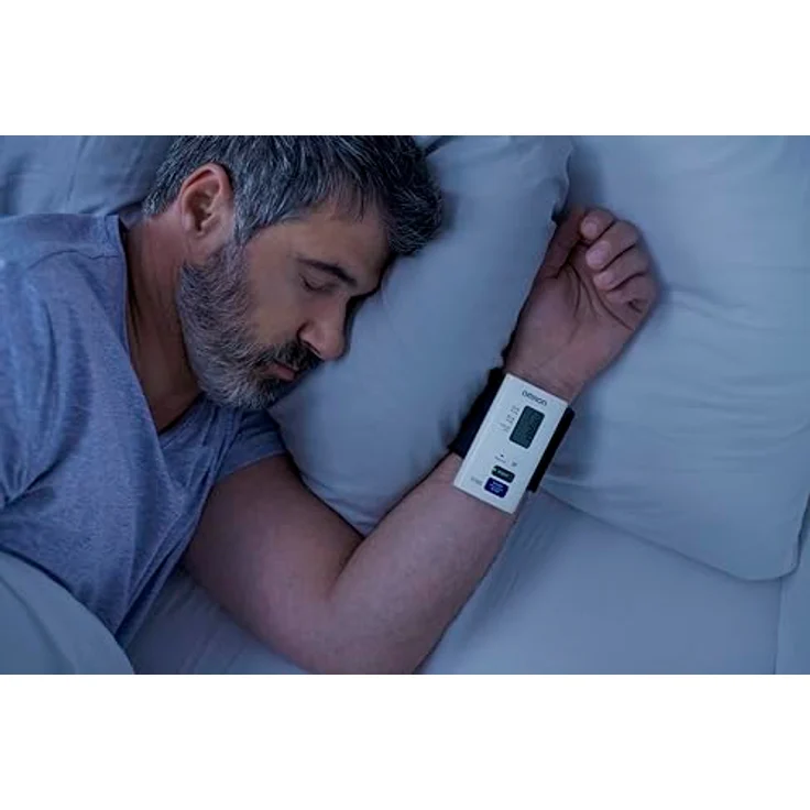 NightView Handgelenk-Blutdruckmessgerät, klinisch validiert, geräuschlose und komfortable Messung, mit automatischer Messfunktion in der Nacht, Bluetooth- und Smartphone-kompatibel – Bild 4