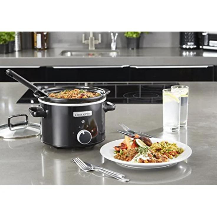 Crock-Pot CSC046X Traditioneller Schongarer - Das Original aus den USA | Slow Cooker 2.4 L | Warmhaltefunktion | Schwarz – Bild 5