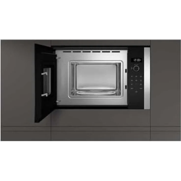 NEFF Mikrowelle HLAWD23N1F, 800 W Edelstahl, grau, mit LED-Anzeige – Bild 4