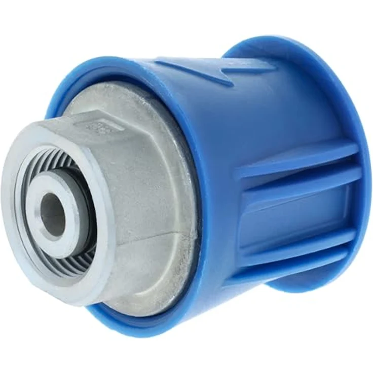 vhbw Adapter Quick Connect-Anschluss auf M22 Gewinde, kompatibel mit Bosch Aquatak Advanced und Universal Hochdruckreiniger, blau – Bild 2