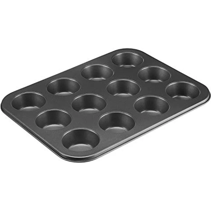 Westmark Muffinbackform, Für 12 Muffins, Antihaftbeschichtet, Kaltgewalzter Stahl, Back-Meister, Anthrazit, 32902270 – Bild 2