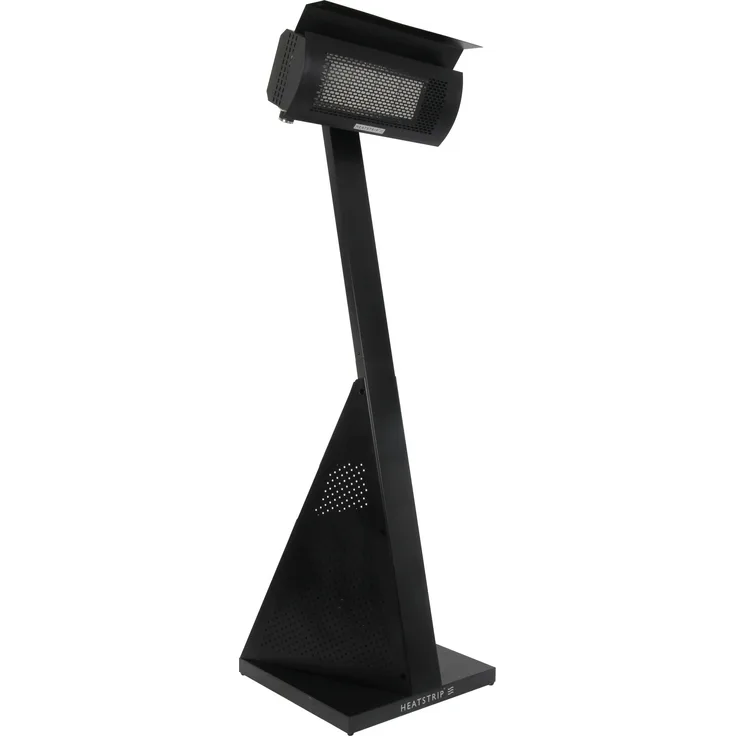 HEATSTRIP Tragbare Gas-Heizung Heizstrahler Gaspilz, 9,4 kW Leistung, für 16 m² Heizfläche, Metall, Schwarz