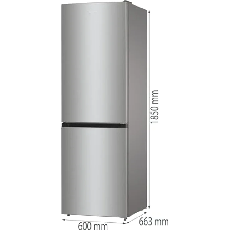 Gorenje NRC619BSXL4 742217 Kühl-Gefrierkombination, freistehend, inoxfarben, Energieklasse B – Bild 3