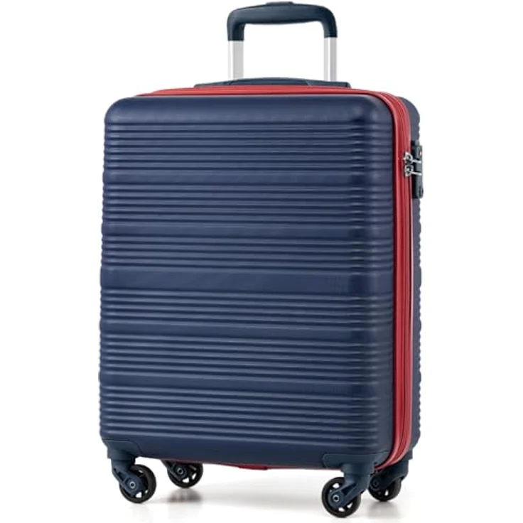 COOLIFE Handgepäck Koffer 55x40x20cm für Ryanair & Easyjet, ABS-Hartschale mit 4 Silent Spinner Rädern, TSA-Schloss, leicht und robust – Bild 1