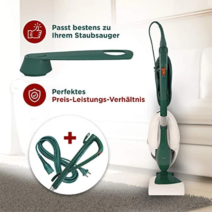 VIOKS Kabelhalterung für Vorwerk Kobold 130 131, hochwertiger Kabelhaken zum Schutz vor Kabelbruch, einfach zu montieren – Bild 5