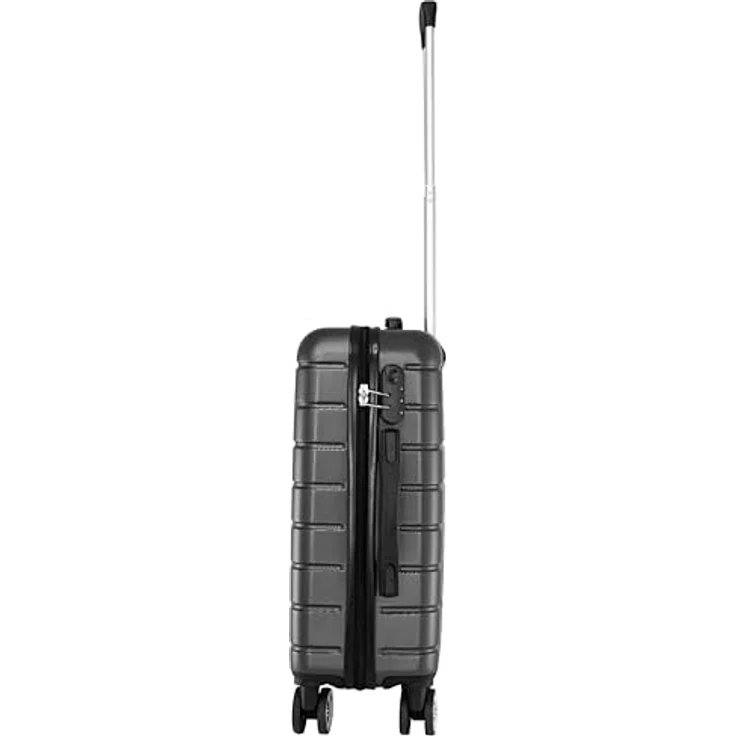 Nowi Bergamo 4 Rollen Kabinentrolley 56 cm, Stylisches Design, (37.40 l, S) – Bild 3