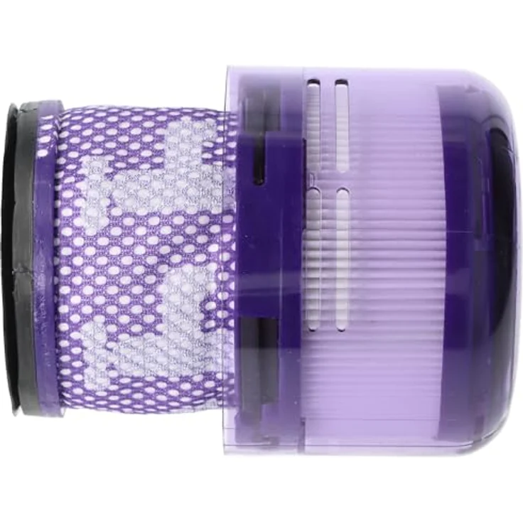 AccuCell Saugroboter Zubehör-Set Filter passend für Dyson SV19 Omni-Glide, HEPA, 8,2cm x 10,3cm, lila, ersetzt 965241-01 – Bild 3