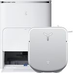 ECOVACS DEEBOT X2 Omni Saug- und Wischroboter mit All-in-One Omni Station, 8.000 Pa Saugkraft, schlankes & eckiges Design, 15mm Mopp-Hebesystem, Heißwasser-Moppreinigung, KI-gestützte Navigation, YIKO