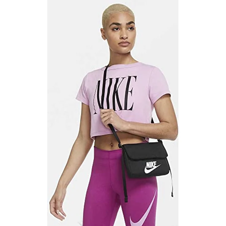 Nike Sportswear WOMENS REVEL CROSSBODY BAG, Umhängetasche in robuster Qualität mit Innentasche, schwarz – Bild 5
