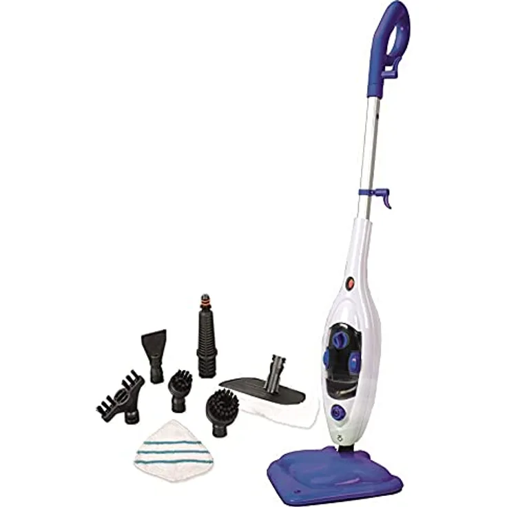 BEST DIRECT The Starlyf Steam Mop wie auf dem TV Staubsauger mit Dampf entfernt Gerüche Bakterien Reinigung für Böden Parkett Fugen Bad 1500 W (blau)