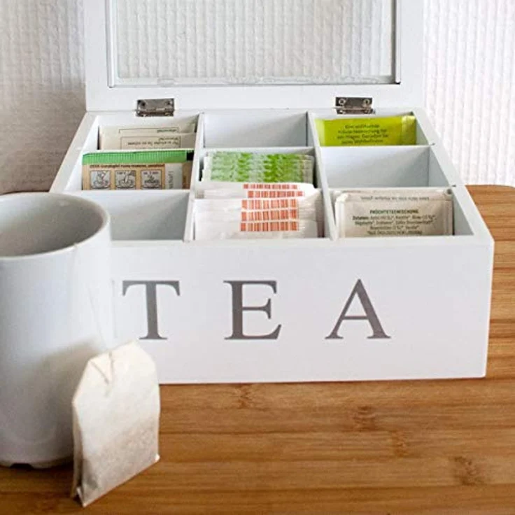 Home & styling collection Teebox, MDF, 9 Fächer – Bild 3