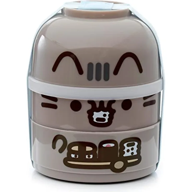 Puckator Pusheen Lunchbox, rund, geteilt, Katze